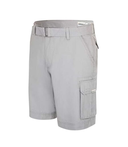 Mens Washed Cargo Shorts Silver SoulCal