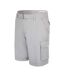 Mens Washed Cargo Shorts Silver SoulCal-3