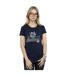 Disney Femme/Les femmes Lilo And Stitch - T-shirt en coton Aloha Christmas (Bleu marine) - UTBI25401-2