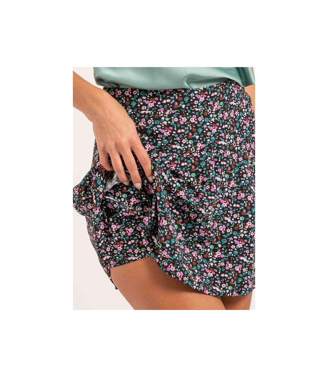 Jupe short motifs XEBEGE - Dona X Lisa-3