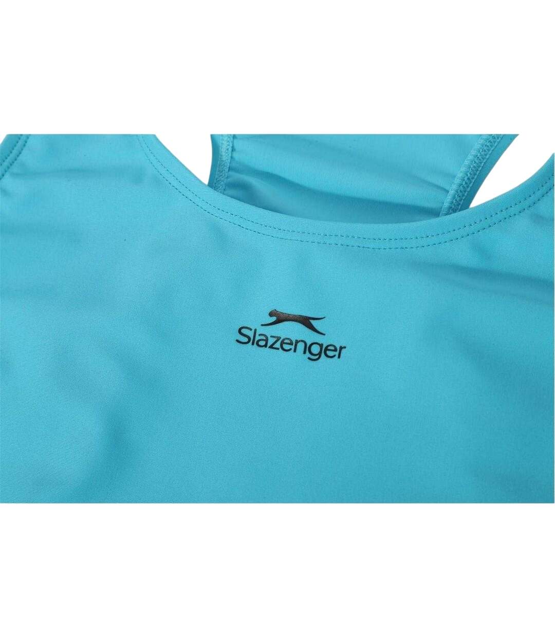 Maillot De Bain Shorty Motif/style Logo Femme Bleu Noir Slazenger-4