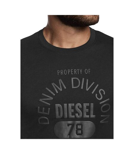 T-shirt Motif/style Logo Property Of Denim Division Adulte Noir Diesel