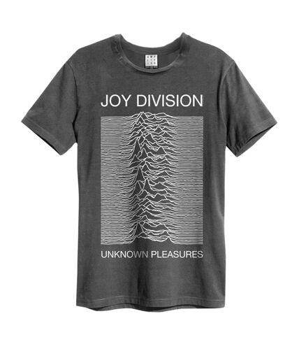 T-shirt unknown pleasures adulte gris foncé Amplified