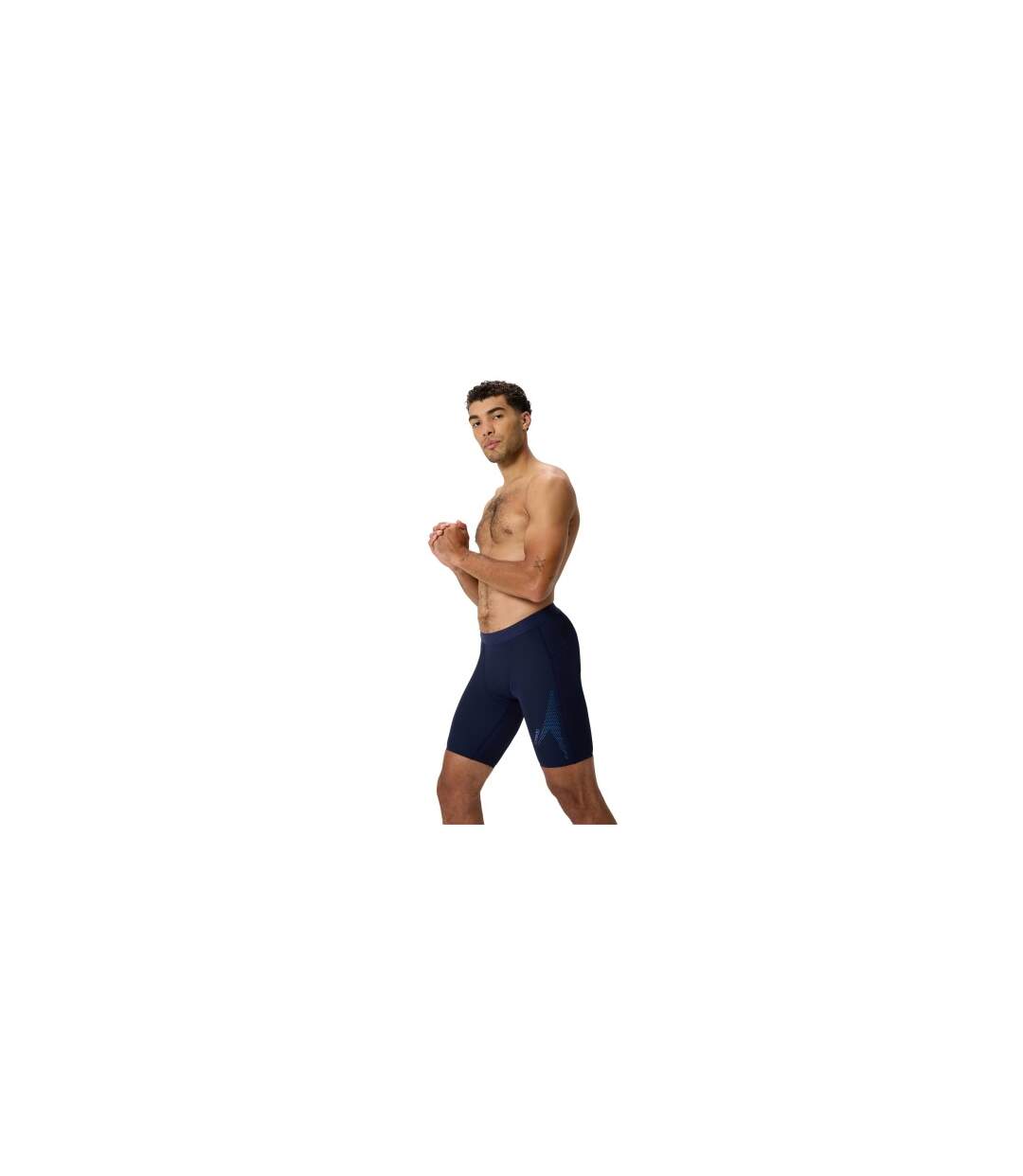 Mens Boom Solid Endurance+ Swimming Trunks Navy Speedo-1