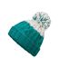Apres beanie emerald/soft white Beechfield-2
