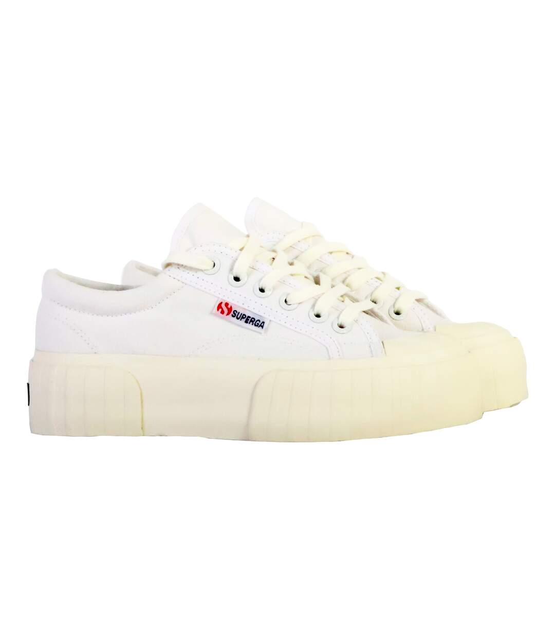 Basket à Lacets Superga 2631 Stripe Platform-3