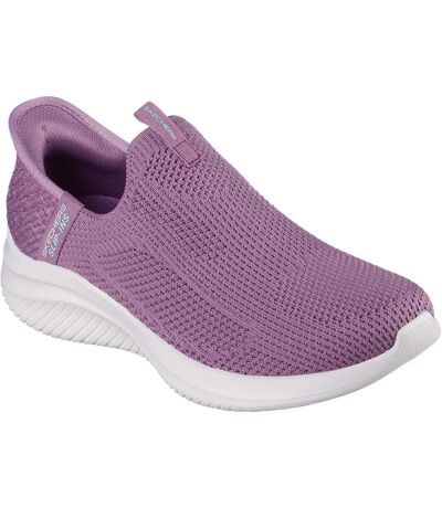 Womens/ladies ultra flex 3.0 easy win trainers purple Skechers