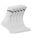 Pack Of 5  Mens Tennis Crew Socks  White Prince-2