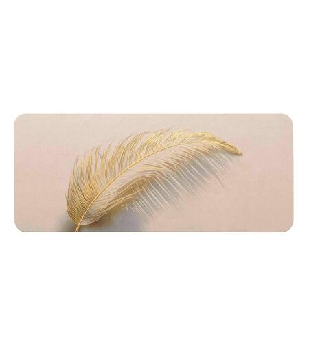 Tapis de Bain Ultra-Absorbant Angelica 50x120cm Naturel