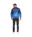 Mens Basefade Padded Jacket Blue Crosshatch-3