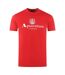 T-shirt Motif/style Logo London Aldis Homme Rouge Aquascutum-1
