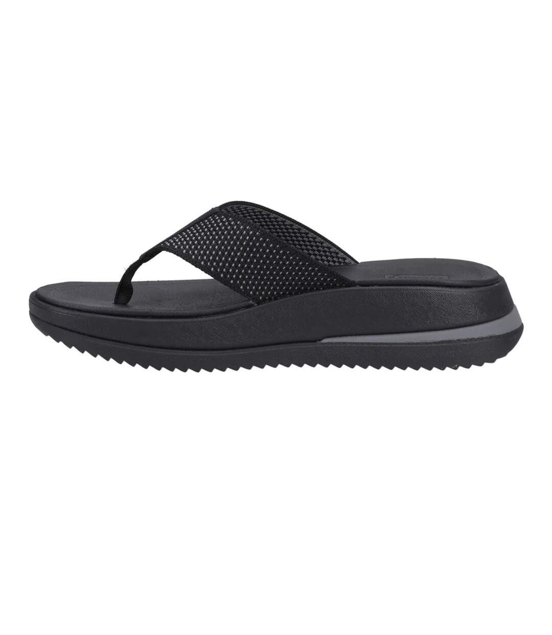 Womens/ladies surff two tone flip flops black FitFlop-3