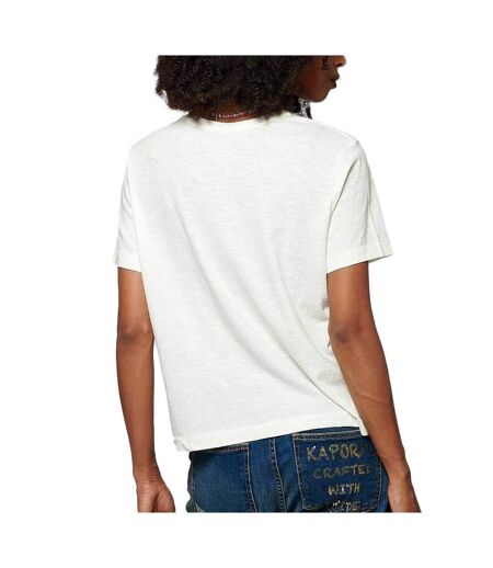 T-shirt Blanc Femme Kaporal SALTO - L