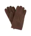 Womens/ladies Stitch Detail Sheepskin Winter Gloves Shiny Eastern Counties Leather-1