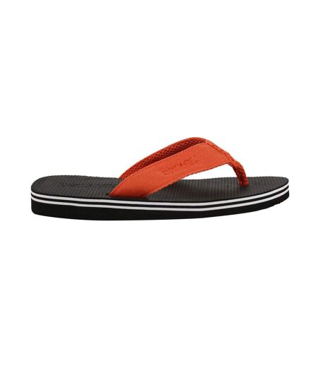 Tongs rico homme cendre / rouge orangé Regatta