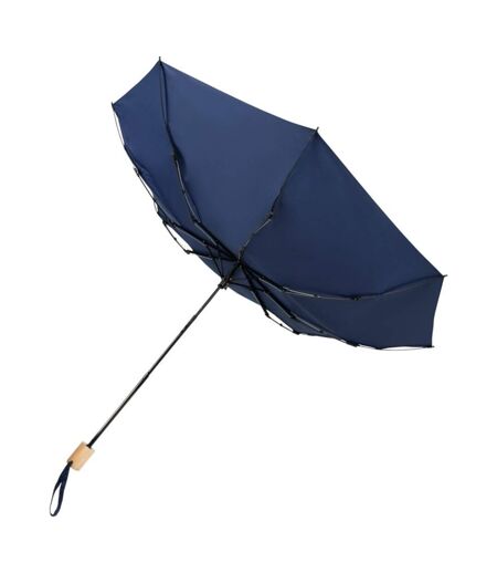 Avenue Birgit Recycled Folding Umbrella (Navy) (One Size)