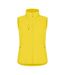 Womens/ladies Classic Softshell Body Warmer Yellow Clique-1