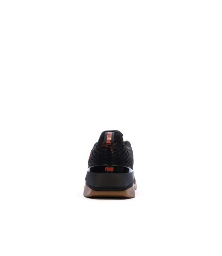 Baskets noir/rouge homme puma fuse 3.0
