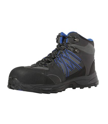 Regatta Mens Claystone Safety Boots (Briar Grey/Oxford Blue) - UTRG6573