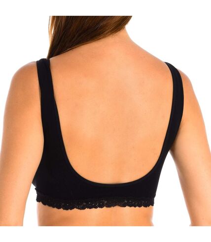 FRESH top with wide straps and elastic fabric 1032348 woman