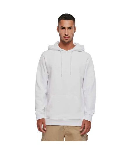Mens Ultra Heavy Regular Hoodie Blanc Build Your Brand