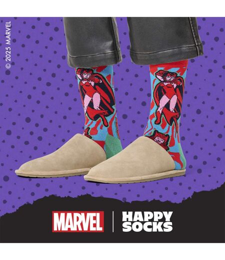 Mens Marvel Scarlet Witch Novelty Socks | Gift Idea