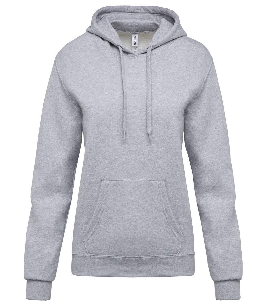 Sweat-shirt à capuche - Femme - K473 - gris oxford