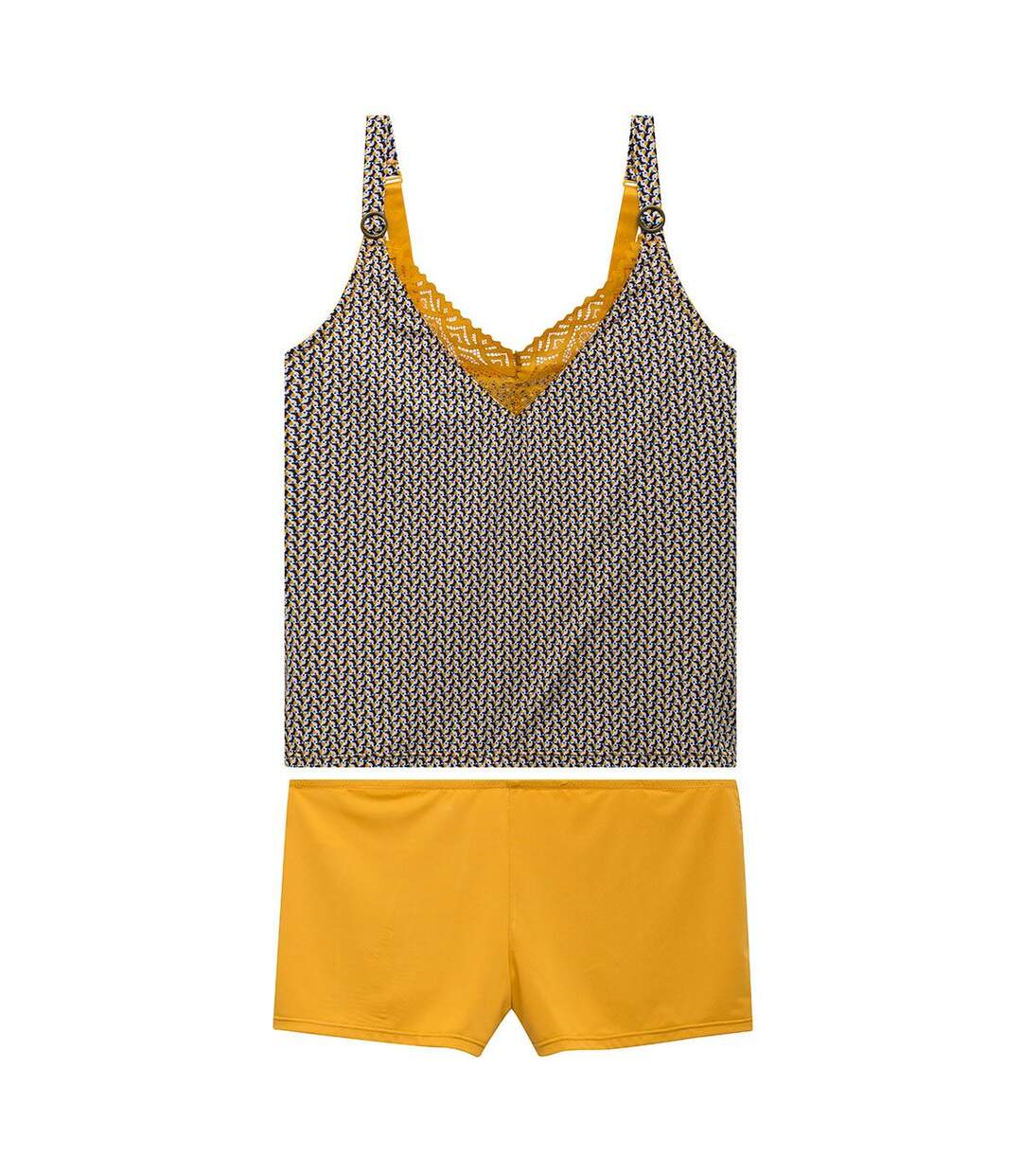 Top short jaune Tartelette-1