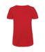 T-shirt En Coton Bio À Col V Femme Rouge B&C Favourite-2