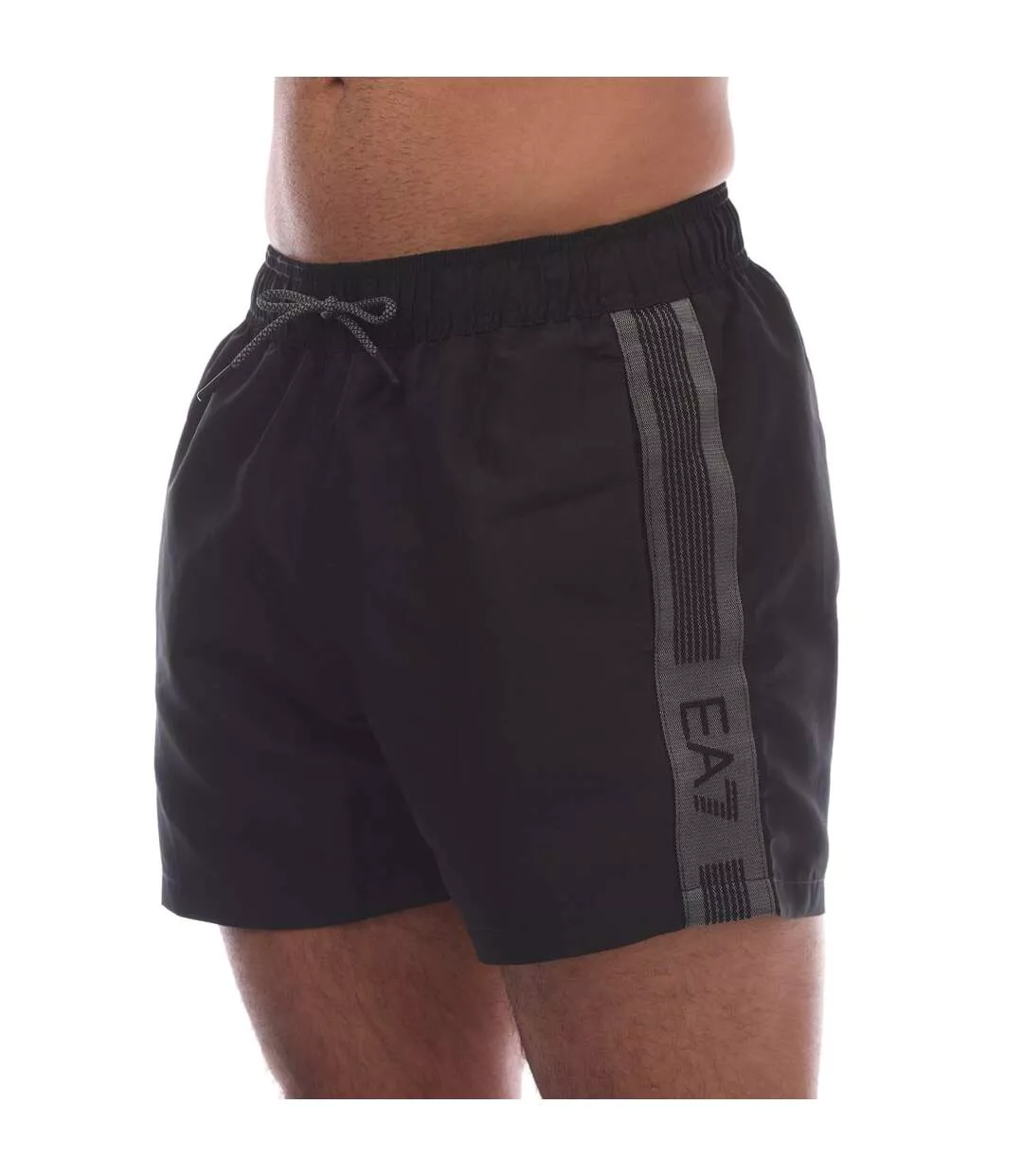 Short De Bain Style Logo Homme Noir Emporio Armani-3