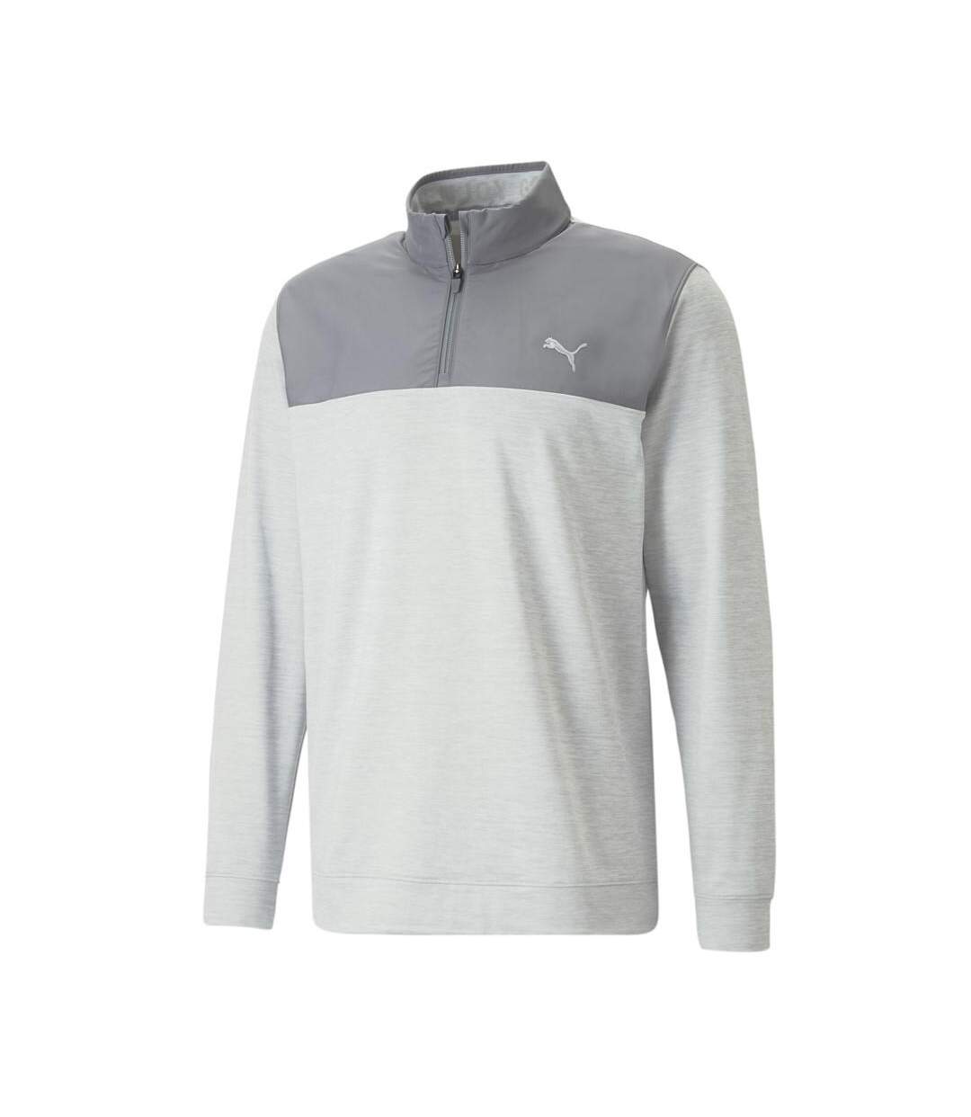 Pull de Golf Gris Homme Puma Colblck - S