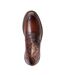 Mens Ivey Leather Loafers Burnt Brown Base London-4