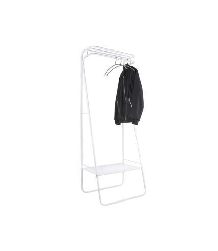 Porte manteau design industriel Fushion - L. 64 x H. 173 cm - Blanc