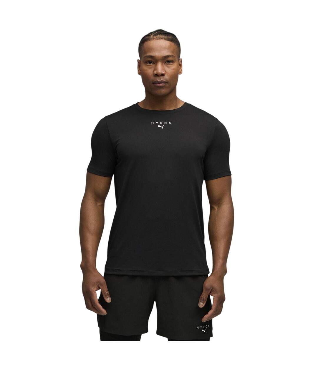 Mens Hyrox Performance T-shirt  Black Puma-4
