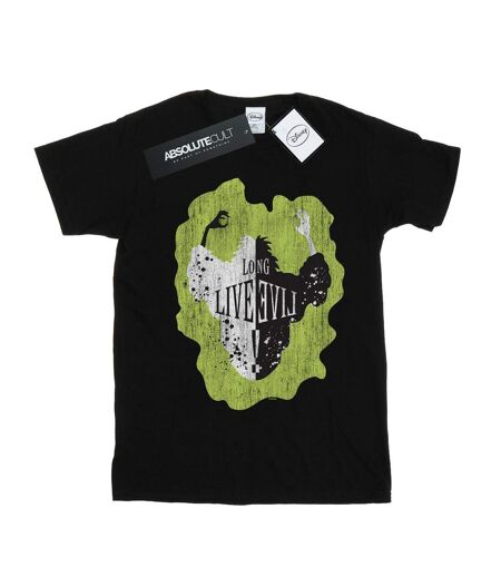 Disney - T-shirt THE DESCENDANTS CRUELLA LONG LIVE - Femme (Noir) - UTBI20027