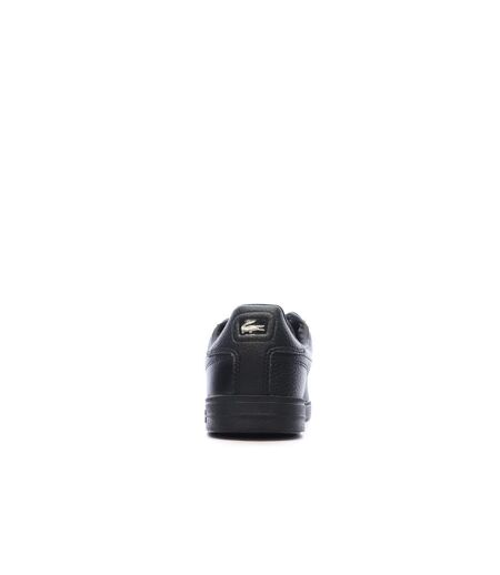 Baskets noires homme lacoste court