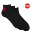 Lot De 3  Socquettes Homme Noir Hugo-1