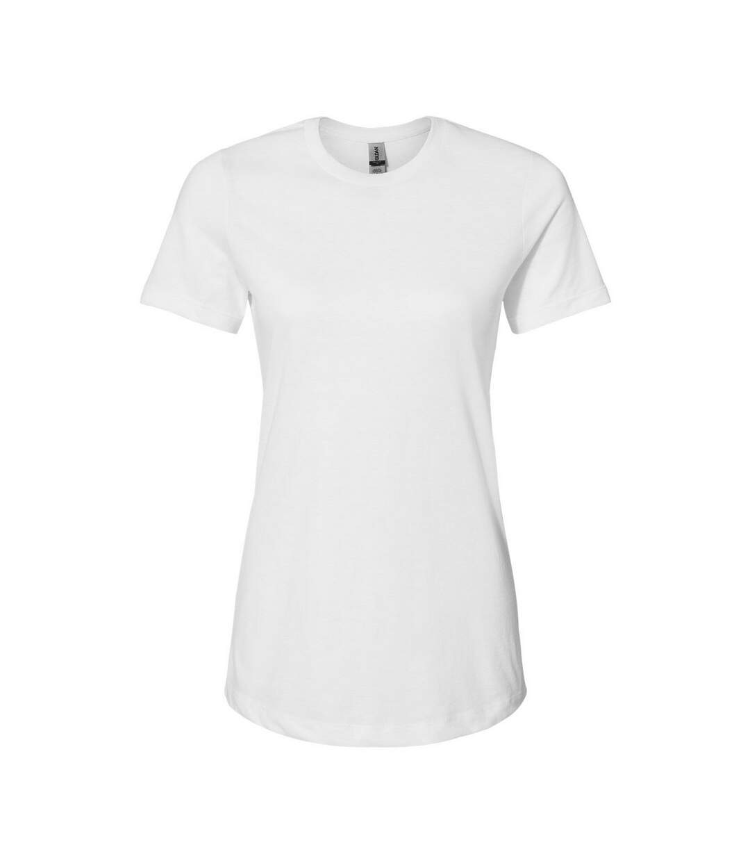 T-shirt softstyle cvc femme blanc Gildan-1