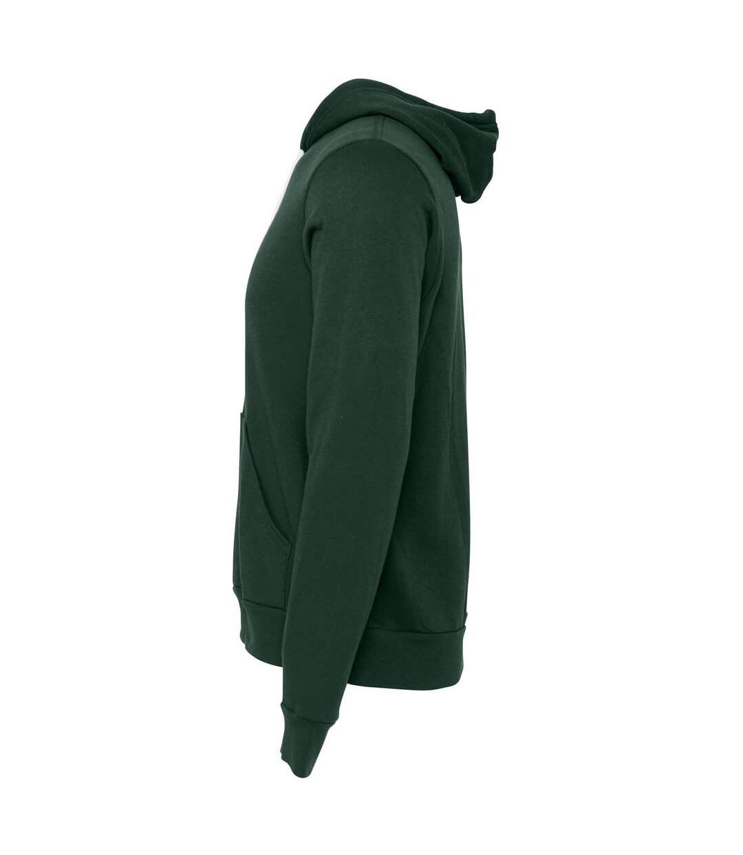 Sweat capuche unisexe vert forêt Bella + Canvas-3