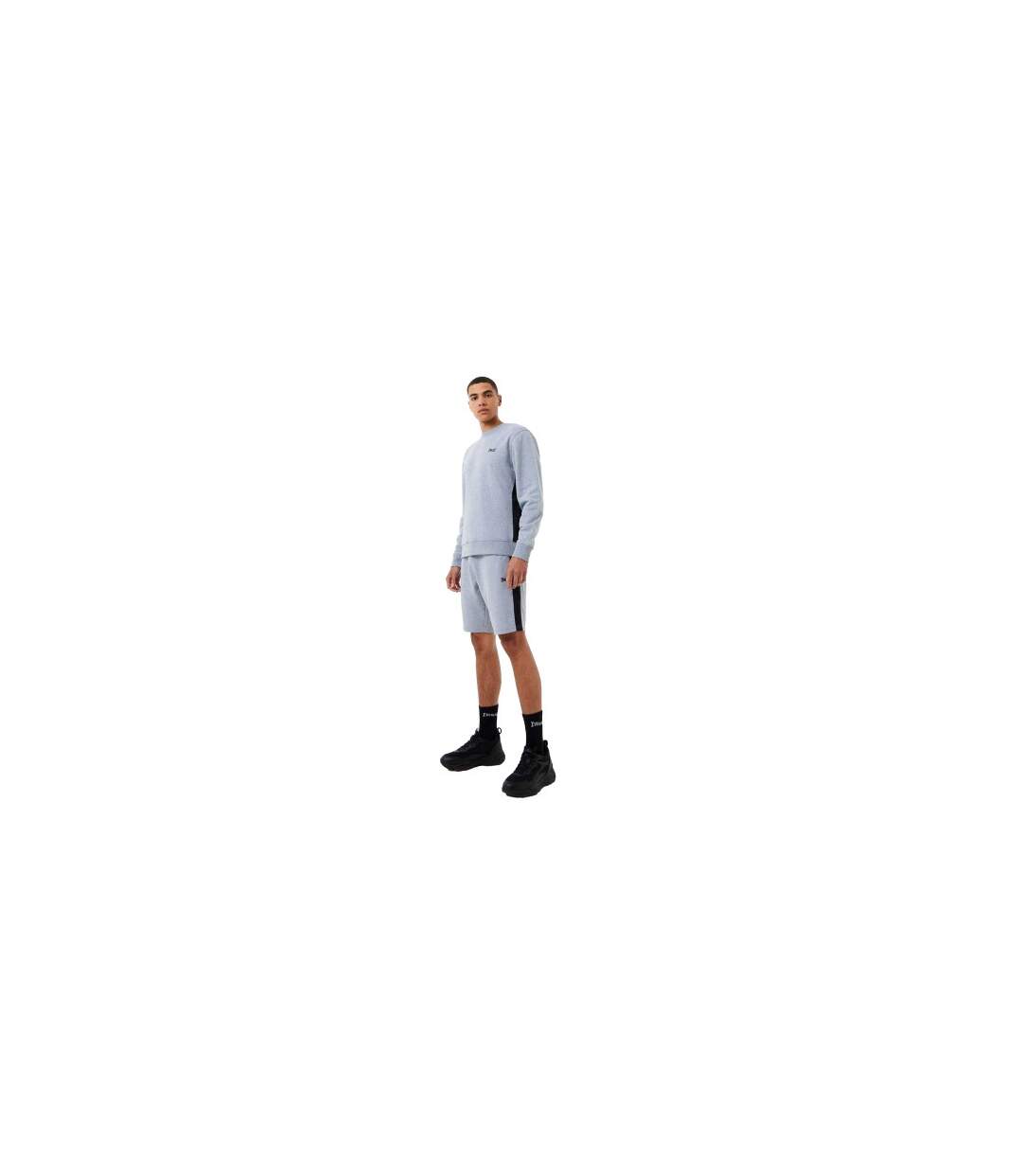 Short En Jersey Homme Gris Chiné Everlast-1