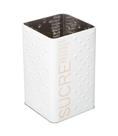 Boîte à Sucre en Poudre Scandi 18cm Blanc