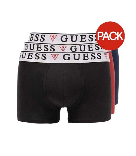 Boxers Homme Bleu Marine Rouge Guess