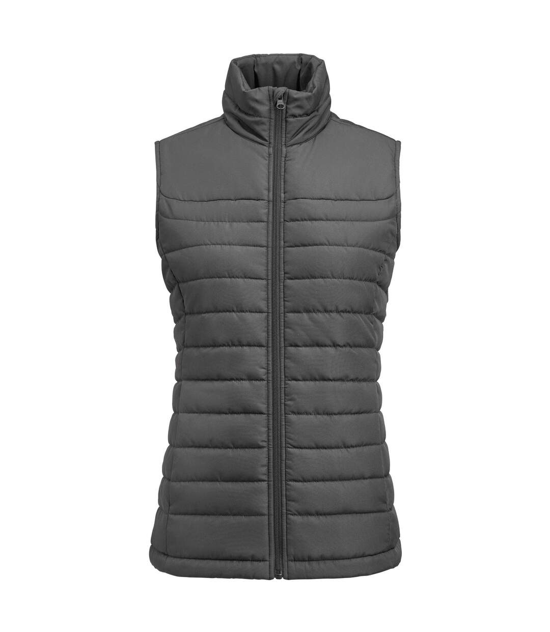 Womens/ladies Arches Padded Bust Gilet Steel Grey James Harvest-1