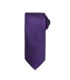 Premier Mens Micro Waffle Formal Work Tie (Pack of 2) (Purple) (One Size)