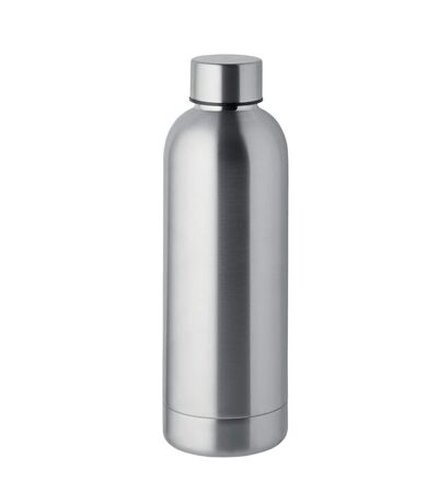 Athena double wall 500ml bottle one size matt silver MidOcean