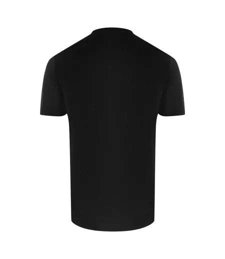 Womens/ladies Heart Logo T-shirt Black Love Moschino