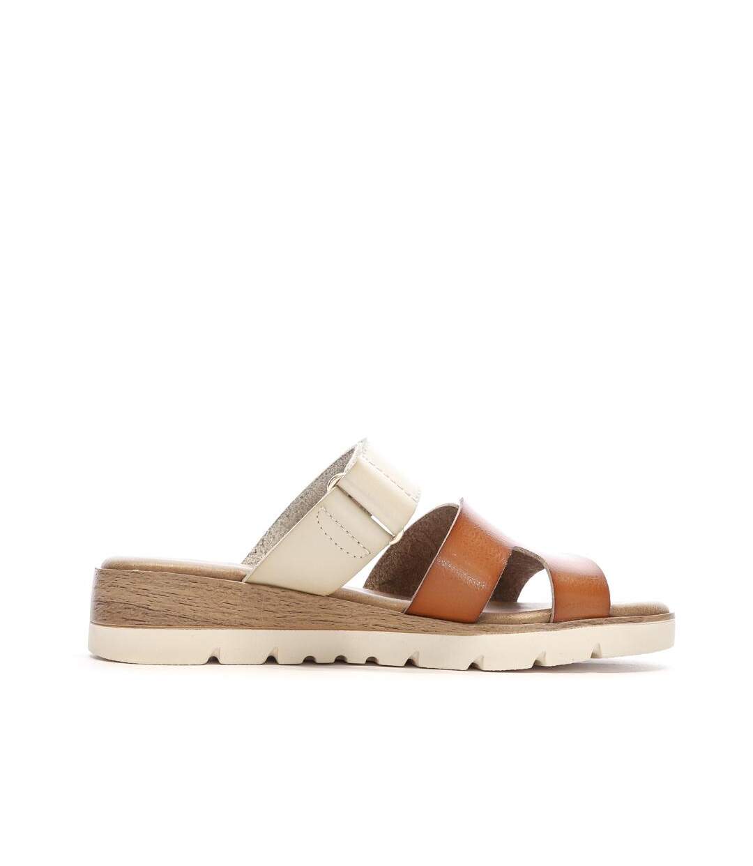 Sandales camel/écru femme xti 144125-2
