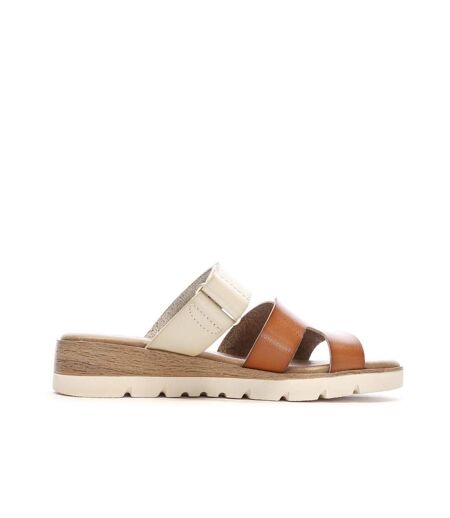 Sandales camel/écru femme xti 144125