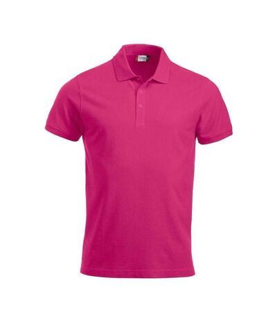 Mens Classic Lincoln Polo Shirt Bright Cerise Clique