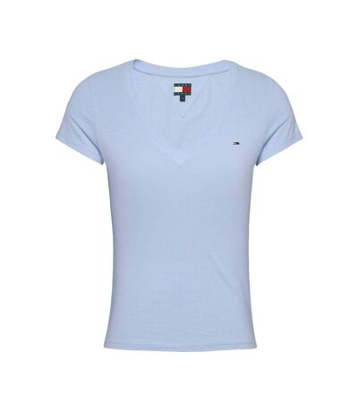 T-shirt bleu femme tommy hilfiger aruba - l